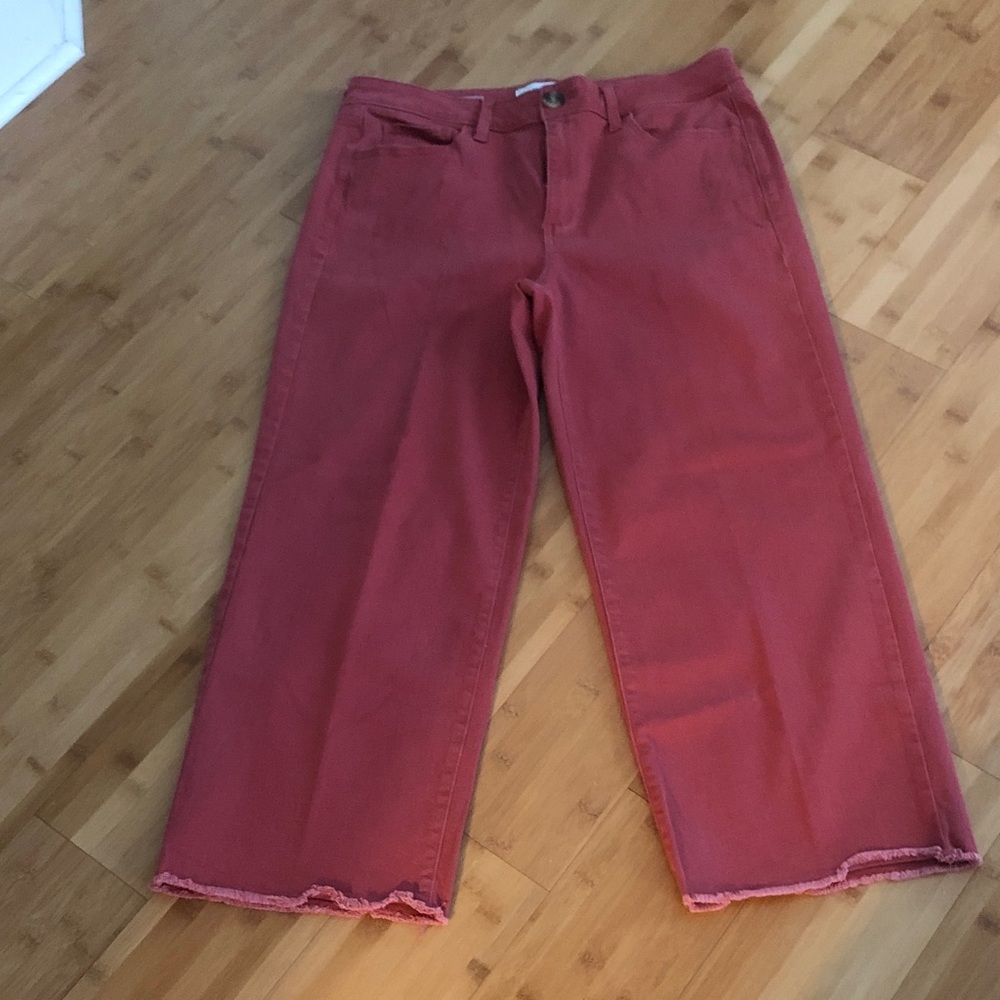 Sonoma Women's Cropped Jeans in Rose Color